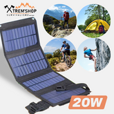 Paneles solares al aire libre